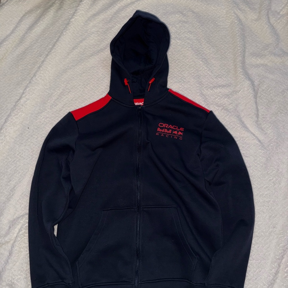 Black and Red Lightweight redbull racing jacket
